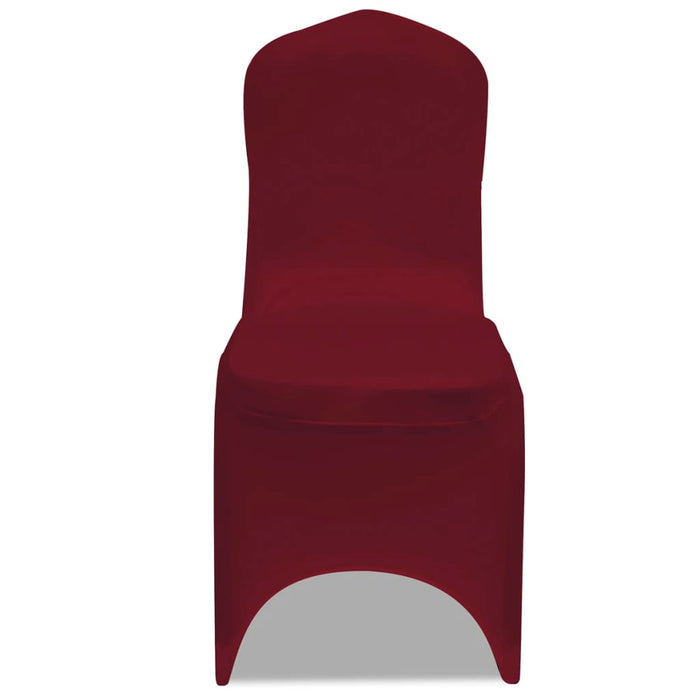 Stretch Chair Cover 4 pcs Bordeaux