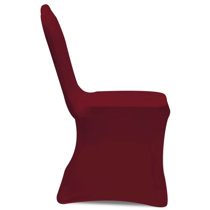 Stretch Chair Cover 4 pcs Bordeaux