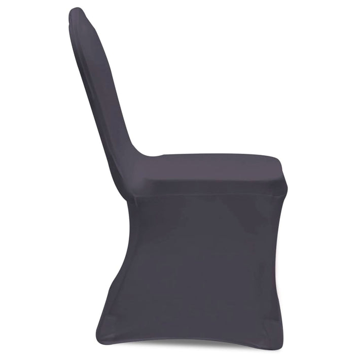 Stretch Chair Cover 6 pcs Anthracite