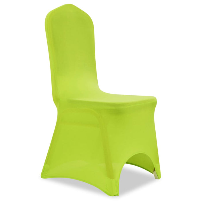 Stretch Chair Cover 6 pcs Green