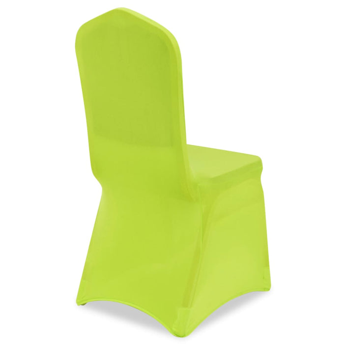 Stretch Chair Cover 6 pcs Green