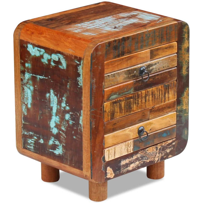 Night Cabinet Solid Reclaimed Wood 43x33x51 cm