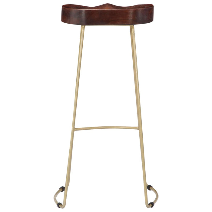 Gavin Bar Stools 2 pcs Solid Mango Wood