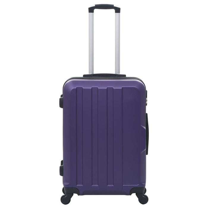 Hardcase Trolley Set 3 pcs Purple ABS