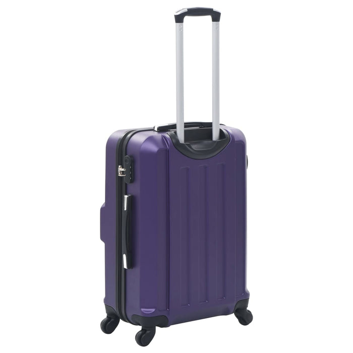 Hardcase Trolley Set 3 pcs Purple ABS