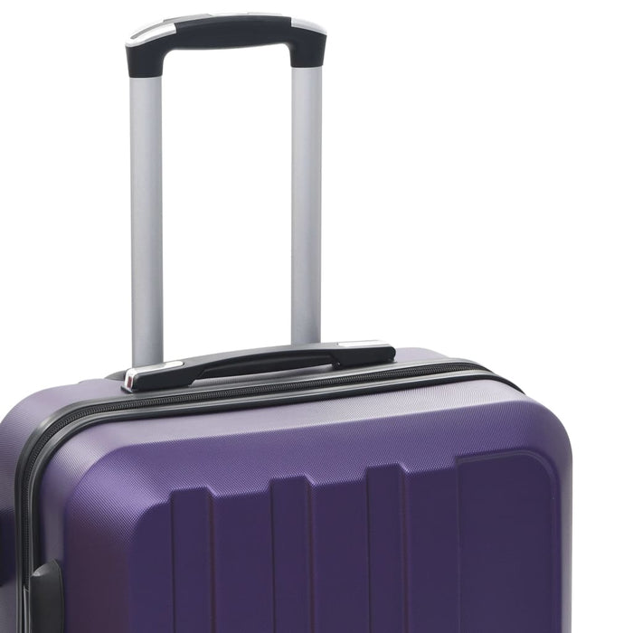 Hardcase Trolley Set 3 pcs Purple ABS