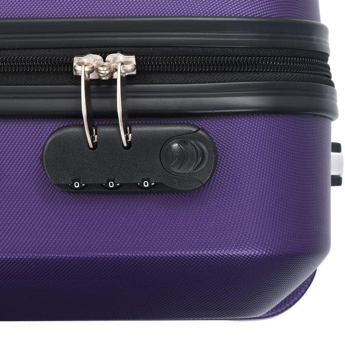 Hardcase Trolley Set 3 pcs Purple ABS