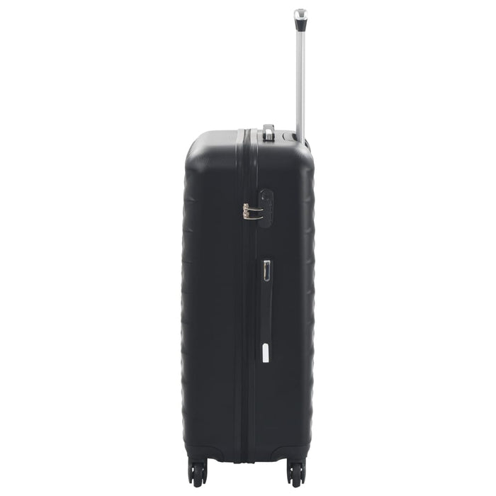 Hardcase Trolley Set 3 pcs Black ABS