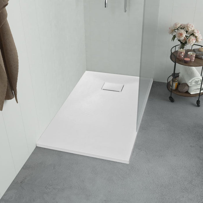 Shower Base Tray SMC White 80x80 cm