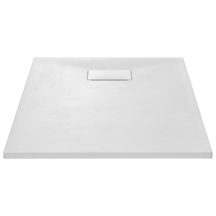 Shower Base Tray SMC White 100x70 cm