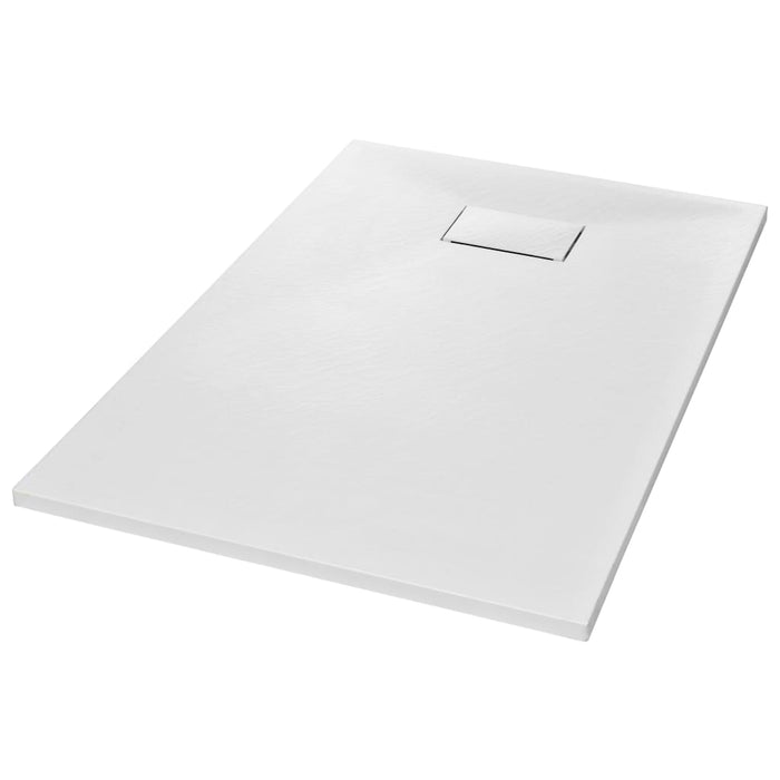 Shower Base Tray SMC White 120x70 cm