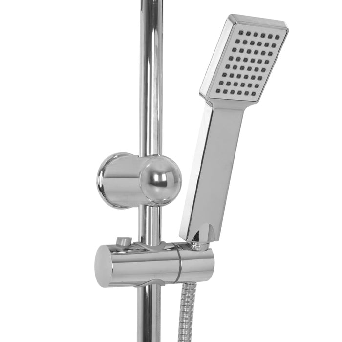 Dual Head Shower Set with Hand Shower Stainless Steel