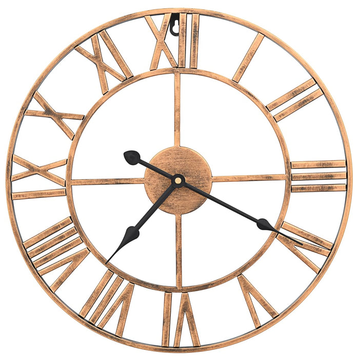 Wall Clock Metal 40 cm Golden