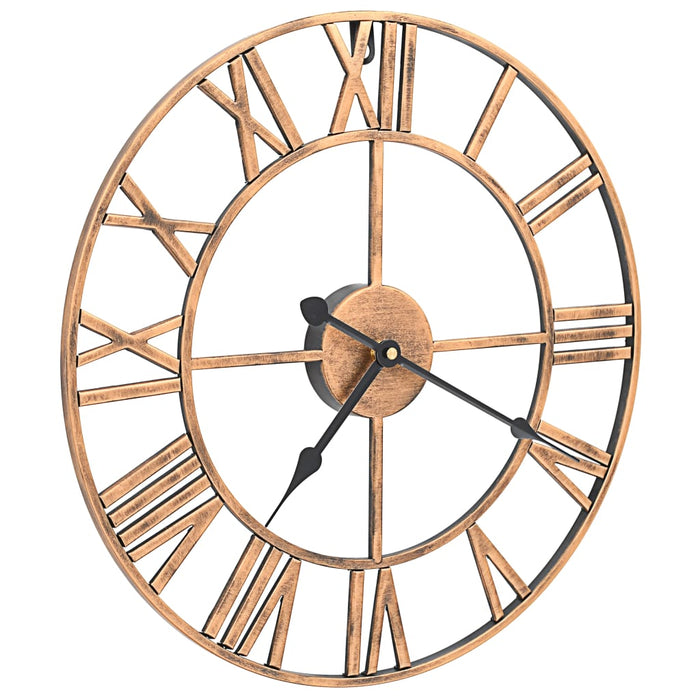 Wall Clock Metal 40 cm Golden