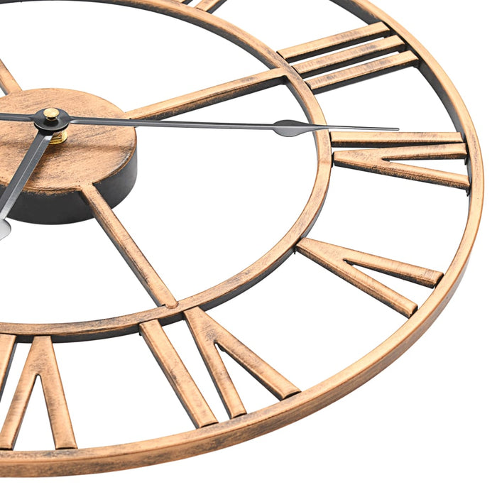 Wall Clock Metal 40 cm Golden