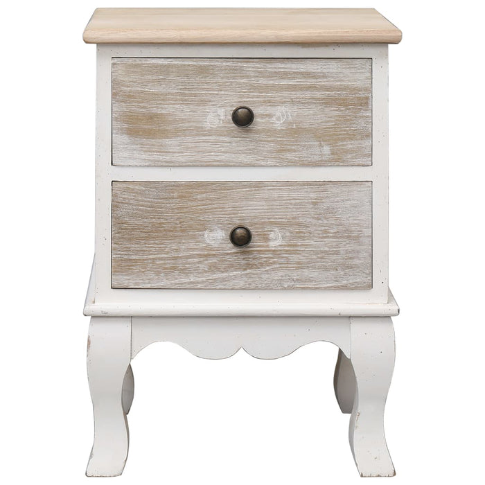 Bedside Cabinet 35x30x50 cm Paulownia Wood