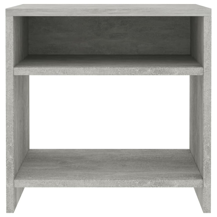 Bedside Cabinets 2 pcs Concrete Grey 40x30x40 cm Engineered Wood