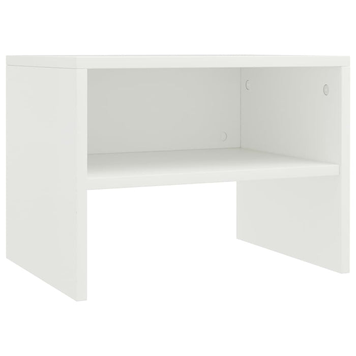 Bedside Cabinet White 40x30x30 cm Engineered Wood