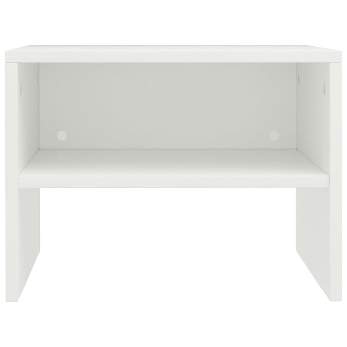 Bedside Cabinet White 40x30x30 cm Engineered Wood