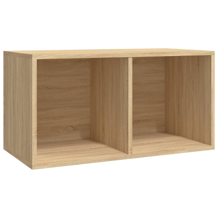 Vinyl Storage Box Sonoma Oak 71x34x36 cm Engineered Wood