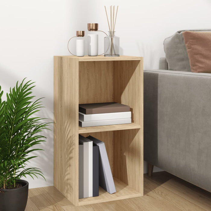 Vinyl Storage Box Sonoma Oak 71x34x36 cm Engineered Wood