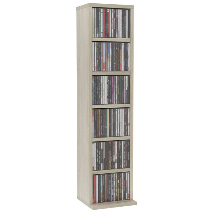 Шкаф для CD Sonoma Oak 21x20x88 см Инженерная древесина