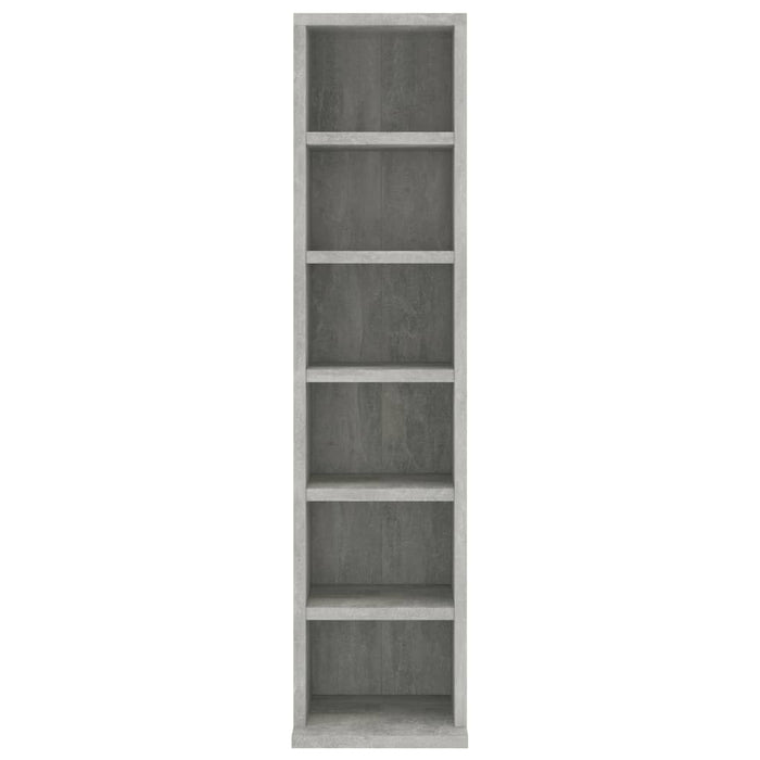 CD Cabinet Concrete Grey 21x20x88 cm Engineered Wood