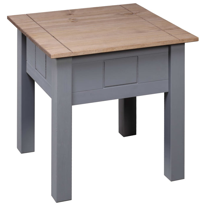 Nightstand Grey 50.5x50.5x52.5 cm Pine Panama Range