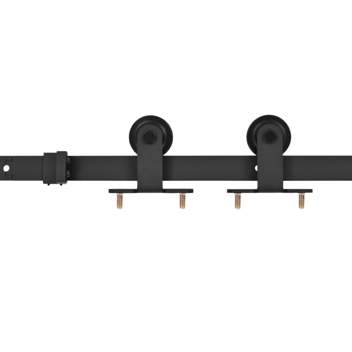 Sliding Door SKIEN Hardware Kit 183 cm Steel Black