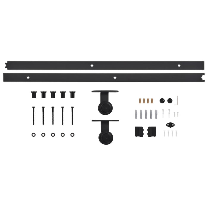 Sliding Door SKIEN Hardware Kit 200 cm Steel Black