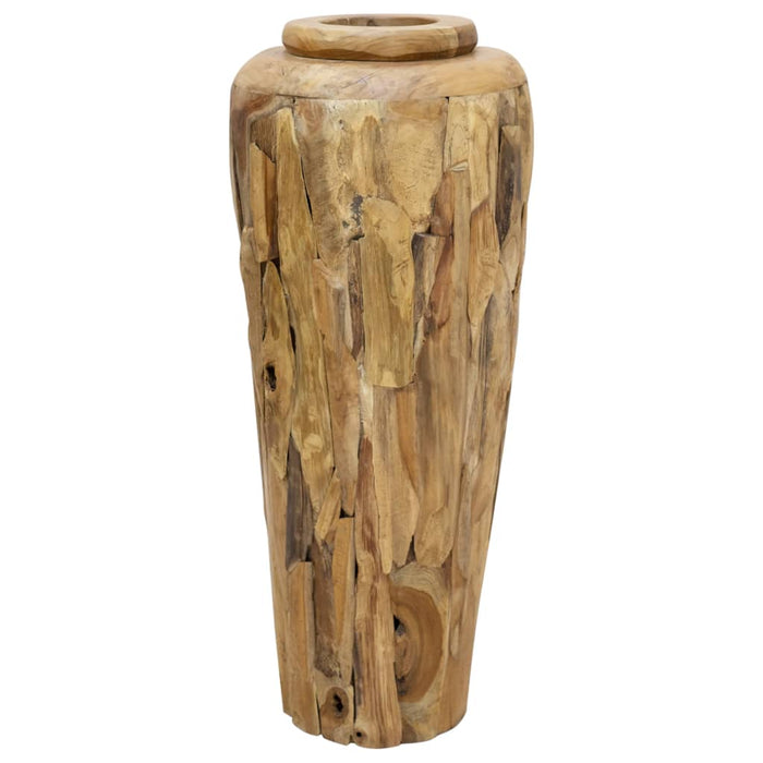 Decoration Vase 40x100 cm Solid Teak Wood