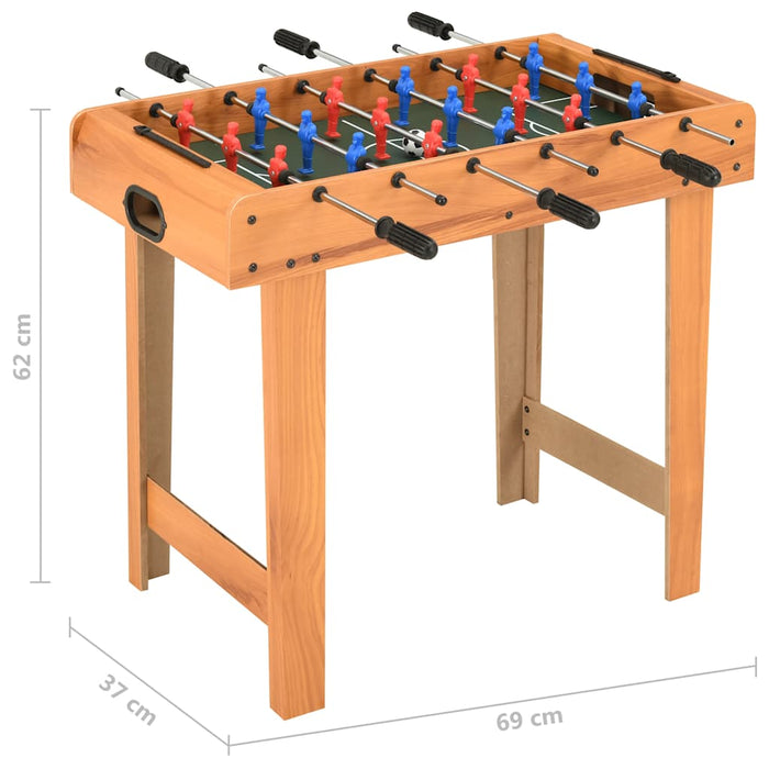 Mini Fotbal Masa 69x37x62 cm Maple