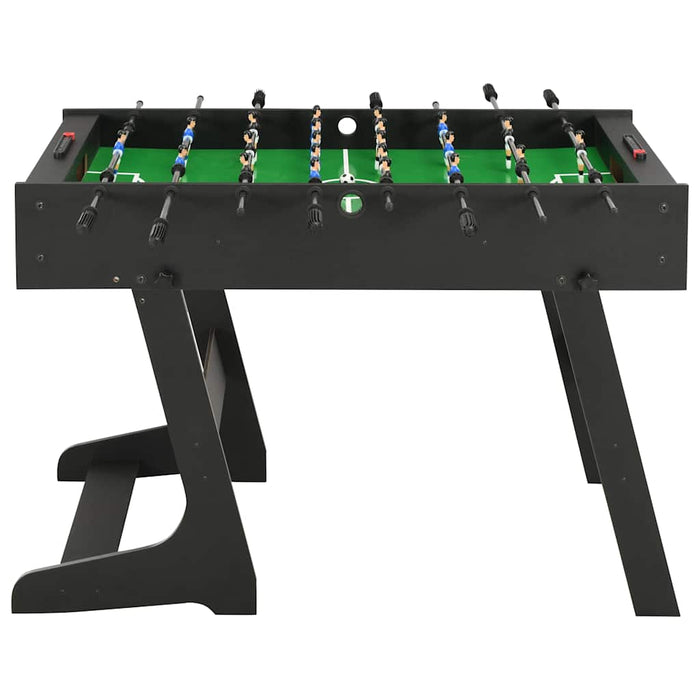 Masa de Fotbal Rabatabil 121x61x80 cm Negru