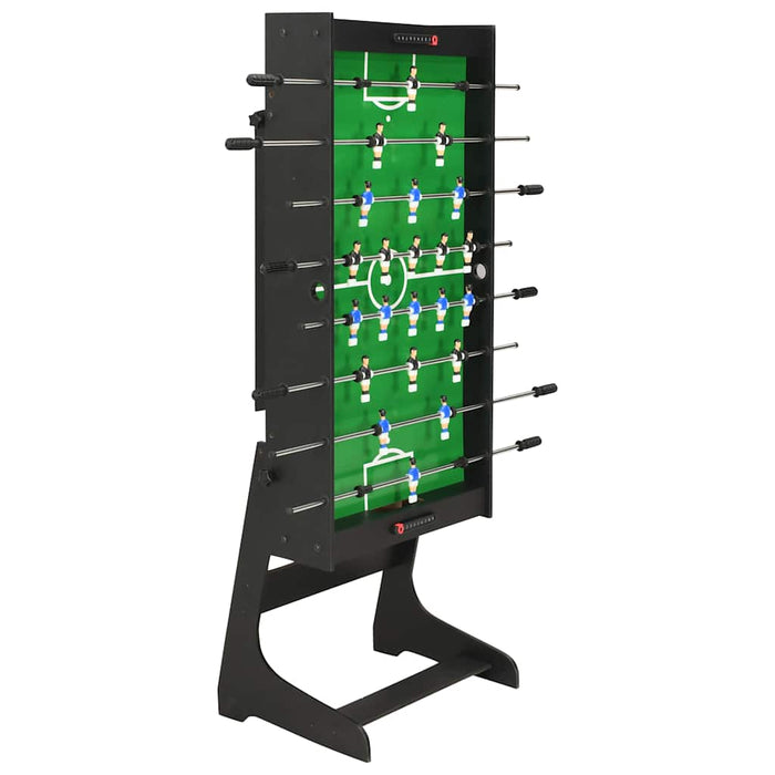 Masa de Fotbal Rabatabil 121x61x80 cm Negru