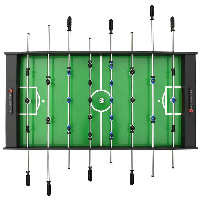 Masa de Fotbal Rabatabil 121x61x80 cm Negru