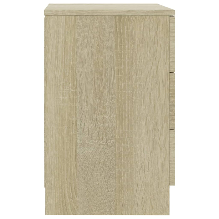 Bedside Cabinet Sonoma Oak 38x35x56 cm Engineered Wood