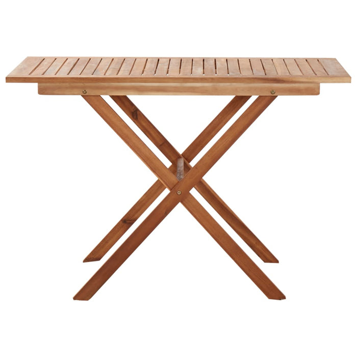 Garden Table 110x67x74 cm Solid Acacia Wood