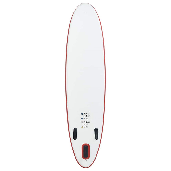 Stand Up Paddle Board Set SUP Surfboard Inflatable Red and White