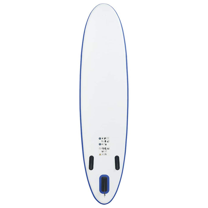 Stand Up Paddle Board Set SUP Surfboard Inflatable Blue and White