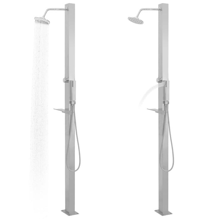 Outdoor Shower Stainless Steel Straight