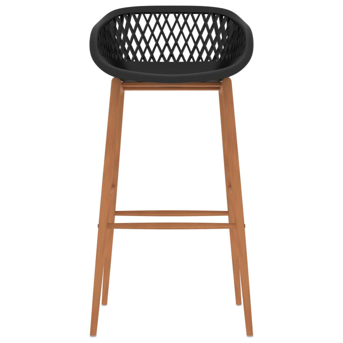 Bar Chairs 4 pcs Black