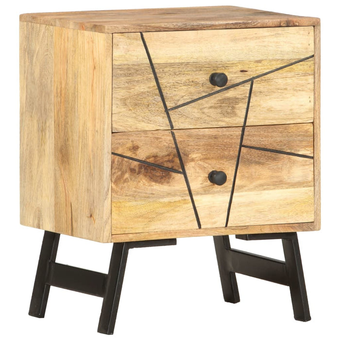 Bedside Cabinet 40x30x50 cm Solid Mango Wood