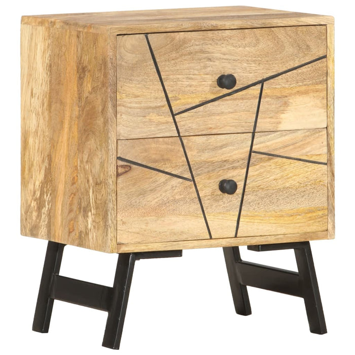 Bedside Cabinet 40x30x50 cm Solid Mango Wood