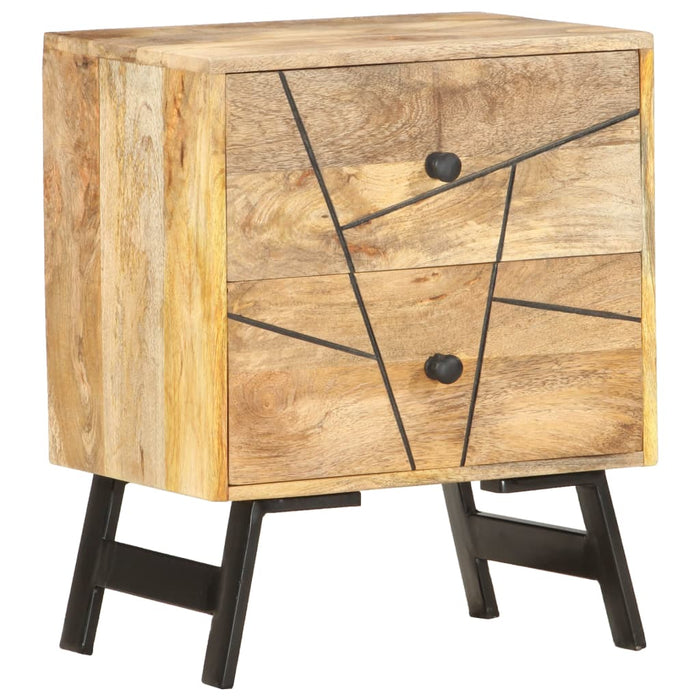 Bedside Cabinet 40x30x50 cm Solid Mango Wood