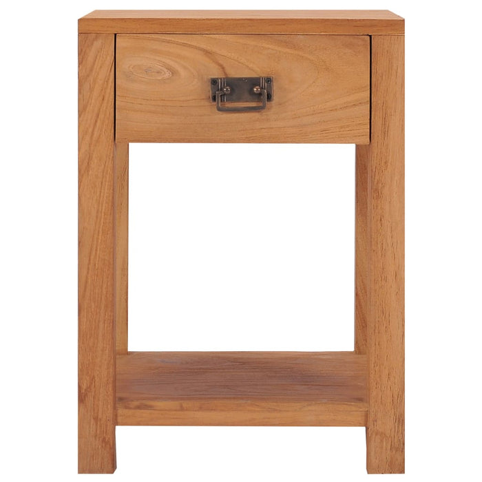 bedside Cabinet 35x35x50 cm Solid Teak Wood