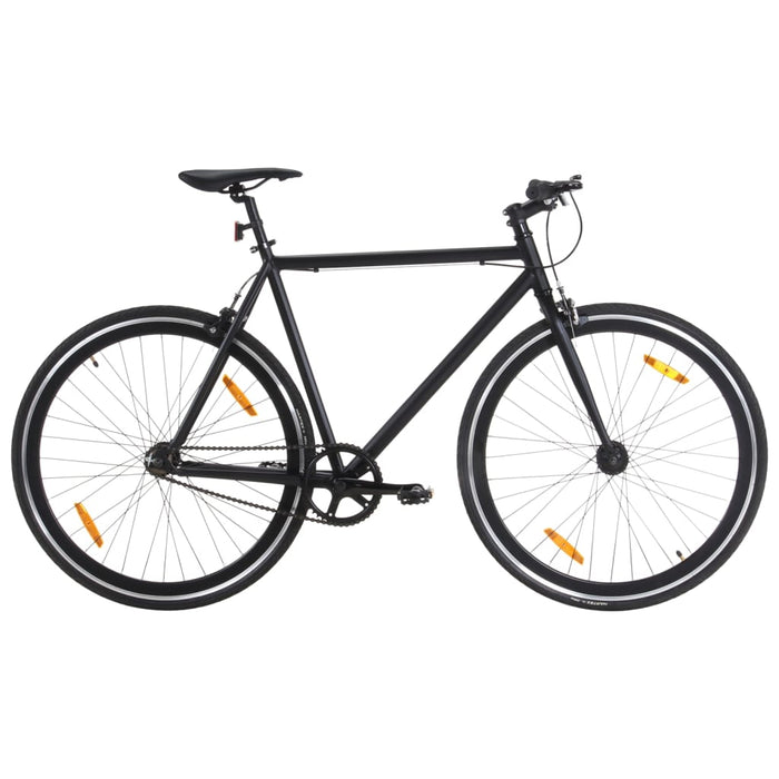 Bicicleta Fixed Gear Black 700c 55 cm