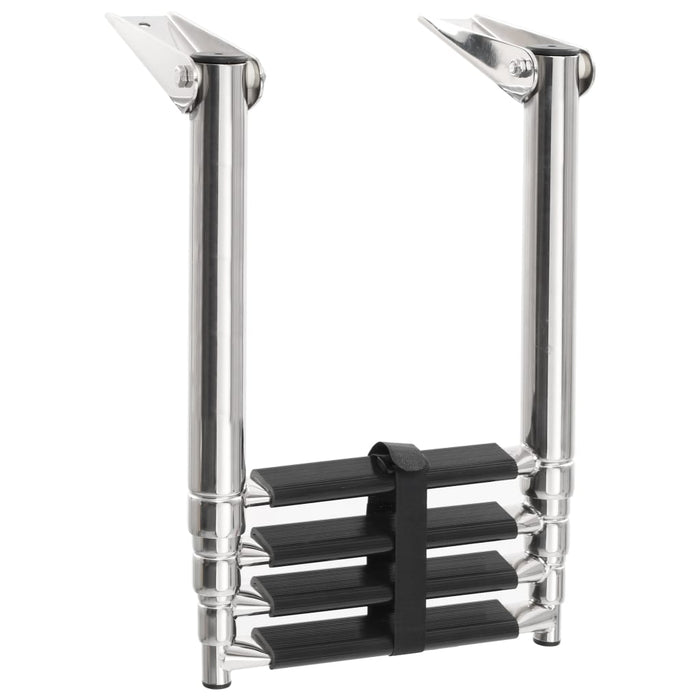 Folding Boarding Ladder 4-step Stainless Steel