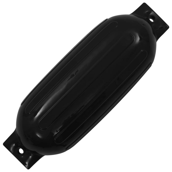 Boat Fenders 2 pcs Black 69x21.5 cm PVC