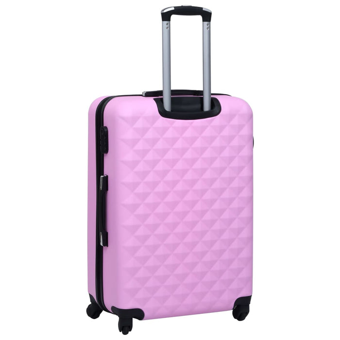 Hardcase Trolley Set 3 pcs Pink ABS