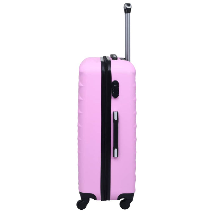 Hardcase Trolley Set 3 pcs Pink ABS